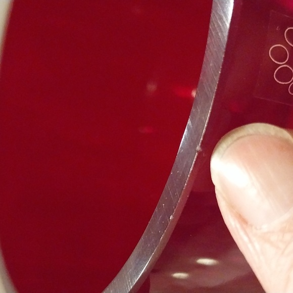 Lg Vtg Ruby Red Glass Vase Riihimaen Lasi Oy Finland Finncristall Tamara Aladin - Picture 10 of 11